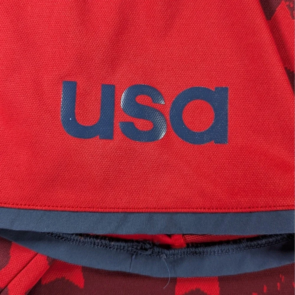 Adidas Mens 2016 Olympic Ryder Cup Team USA Golf‎ Polo Shirt XL Red AF1612